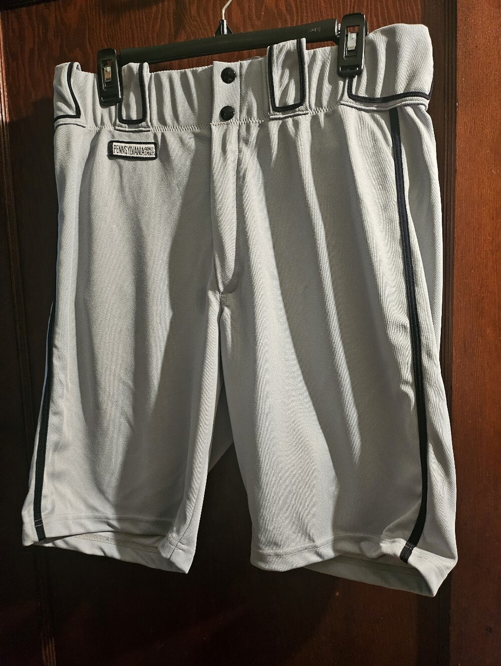 Pennsylvania Avenue Sports Gray Baseball Shorts L-XL
